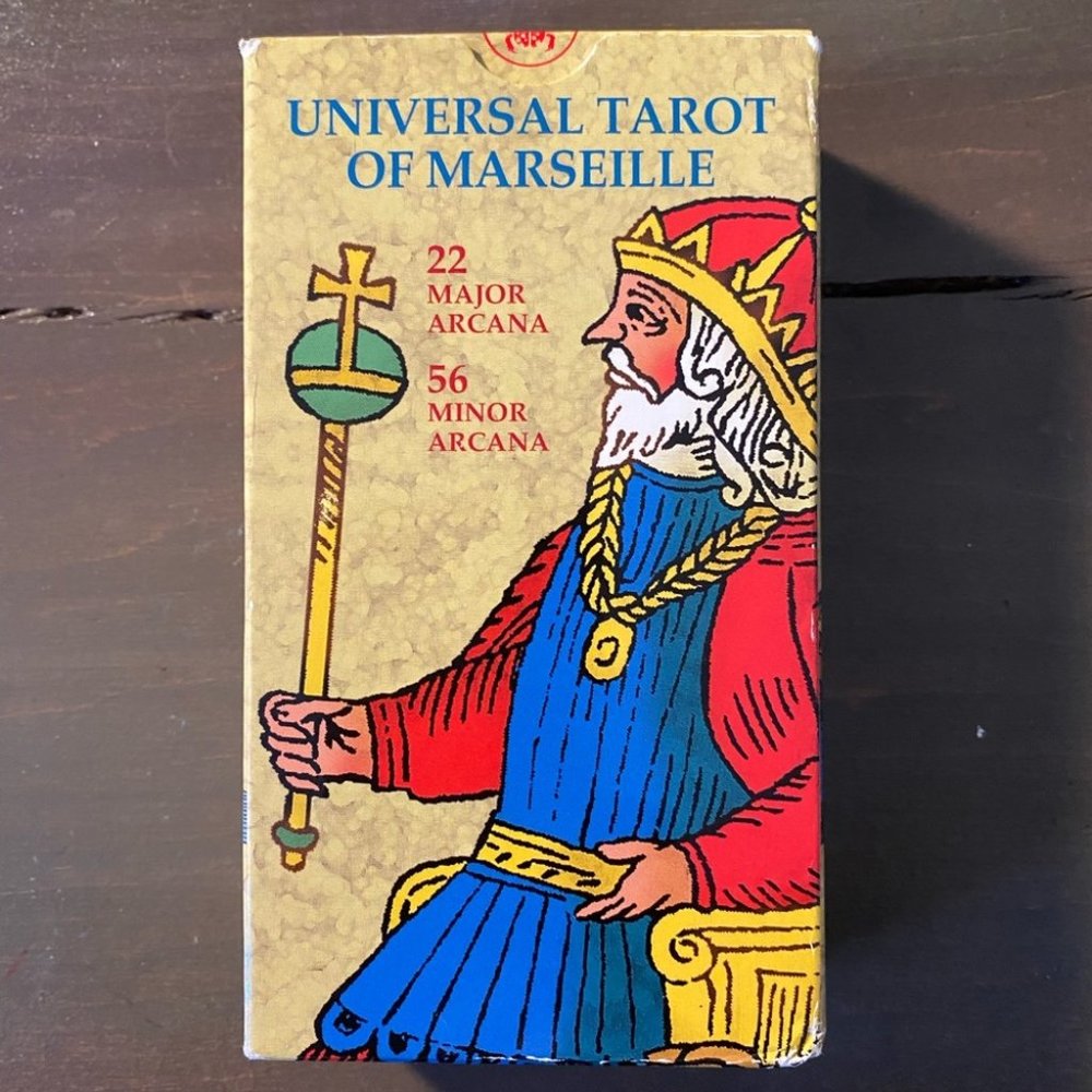 Universal tarot of Marseille Cards and booklet